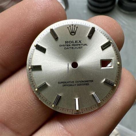 Rolex Datejust Plexy 1601 1603 1600 Vintage Dial Cadran .